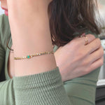 Selena Gemstone Chain Bracelet