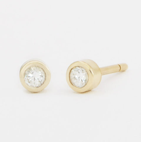 Diamond Bezel Stud