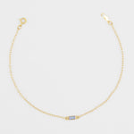 Amelia Birthstone Chain Bracelet