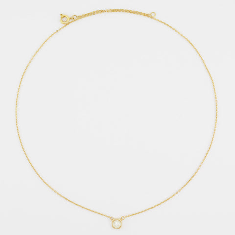 Bella Single Diamond Chain Necklace